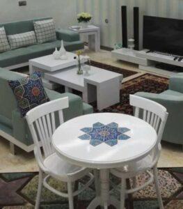 سرویس ناهارخوری چهار نفره گرد