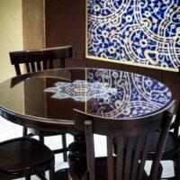 سرویس ناهارخوری چهار نفره گرد