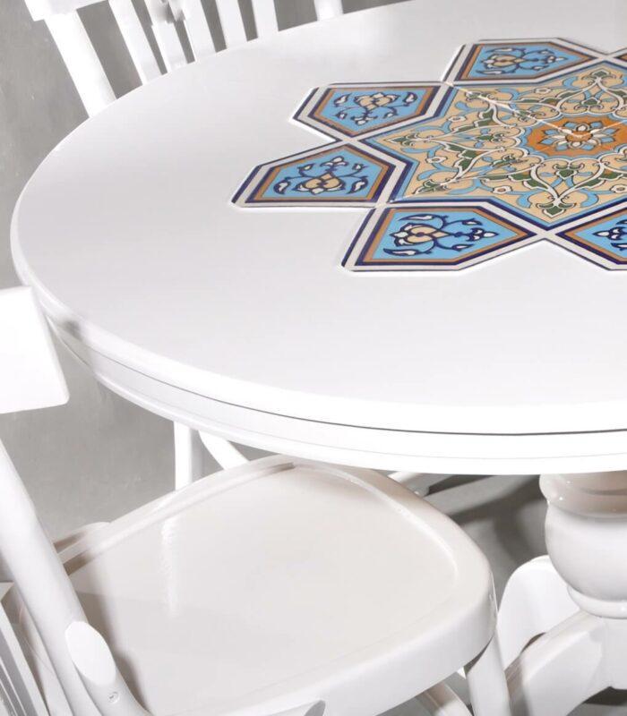 سرویس ناهارخوری چهار نفره گرد