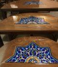 مجموعه عسلی سه تیکه نیمه بیضی